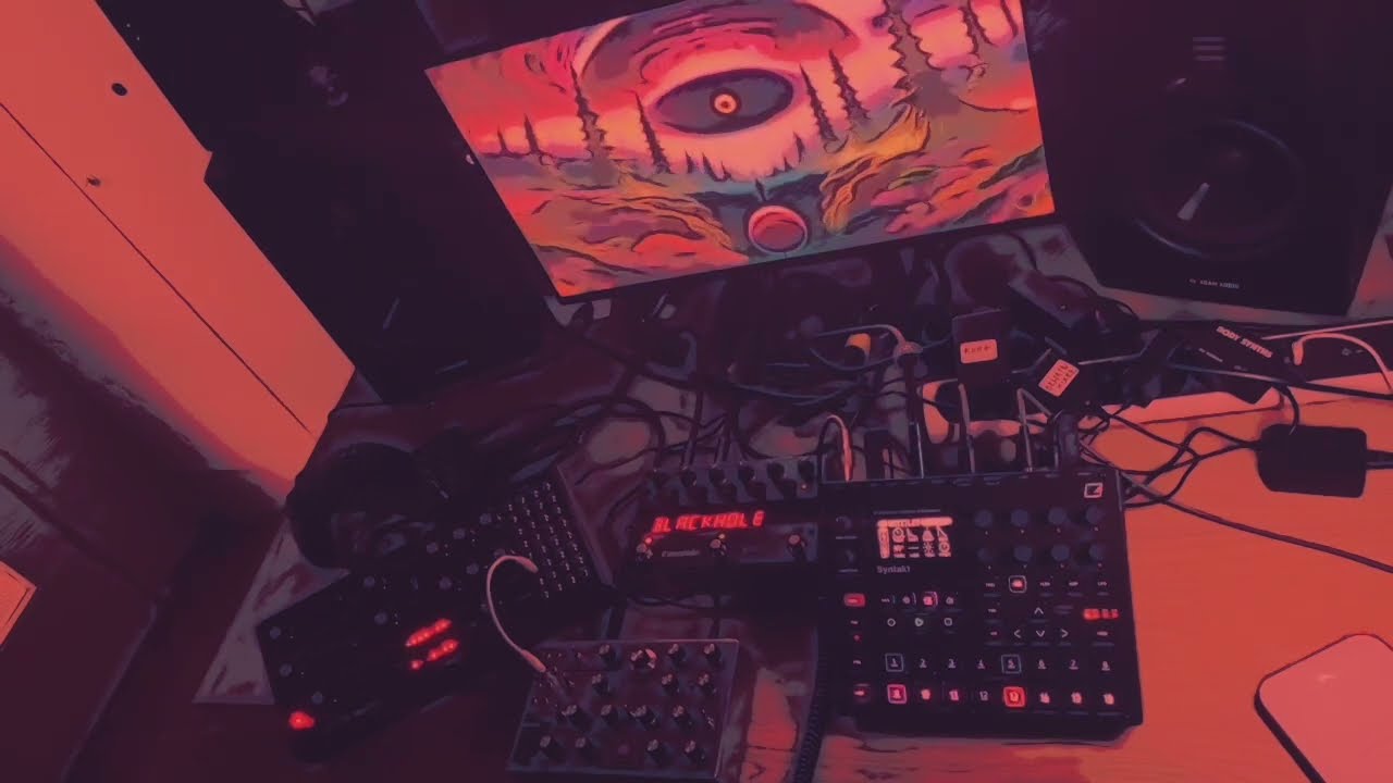 LIVE TECHNO SET 2 | Moog Labyrinth, Elektron Syntakt, Body Synths Metal Fetishist