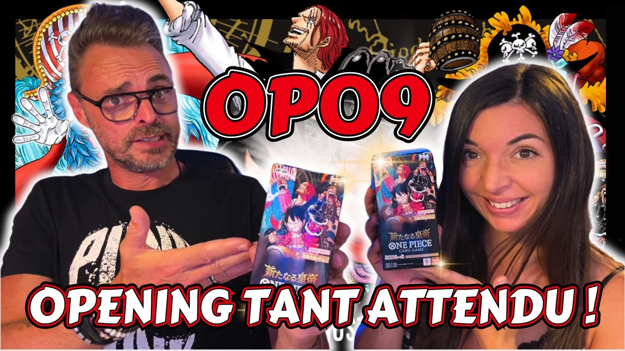 NEW - Opening DISPLAY OP09 JAP ONE PIECE CARD GAME !!! 😍 On a trop de la Shanks !