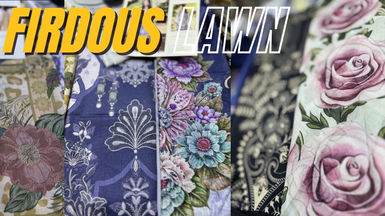 FIRDOUS* Collection Lawn 2026 || Buy Original Brands Wholsale Rates #houseofcutpiece #firdouslawn