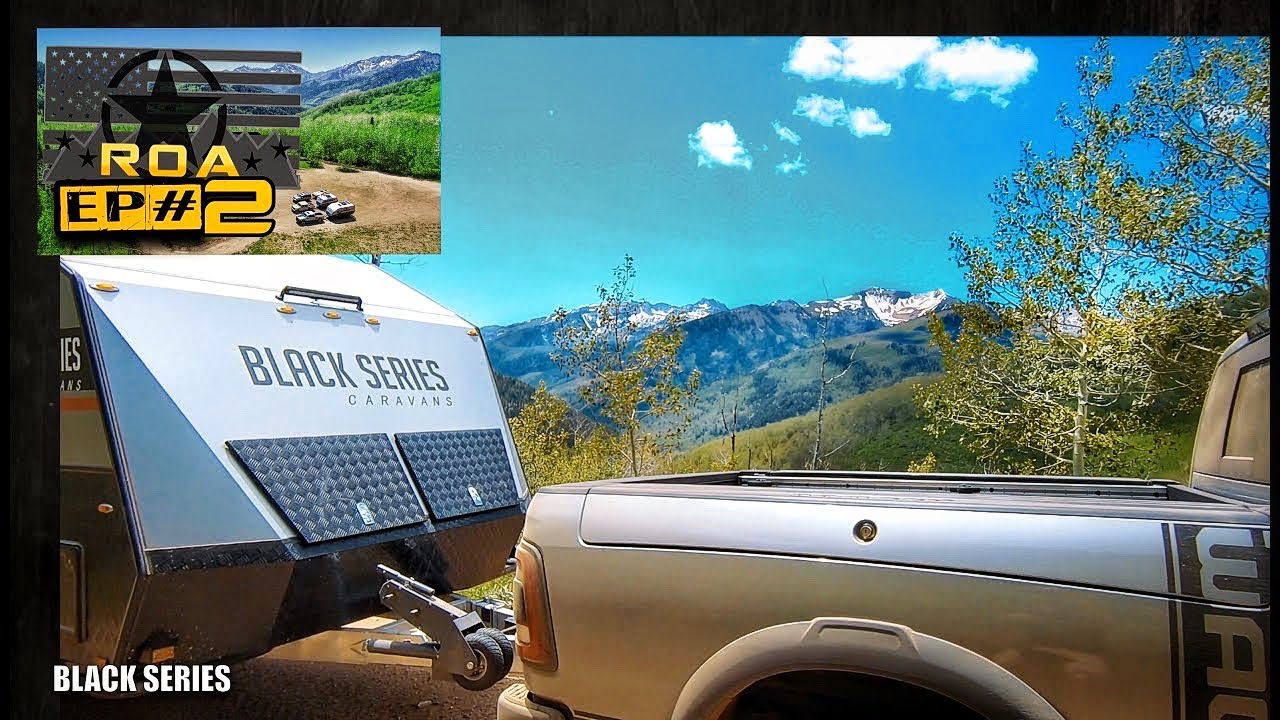 ⛰ EP 2: Best off road trailers in America! Black Series ADVENTURE: POWERWAGON+JEEP  Gladiator