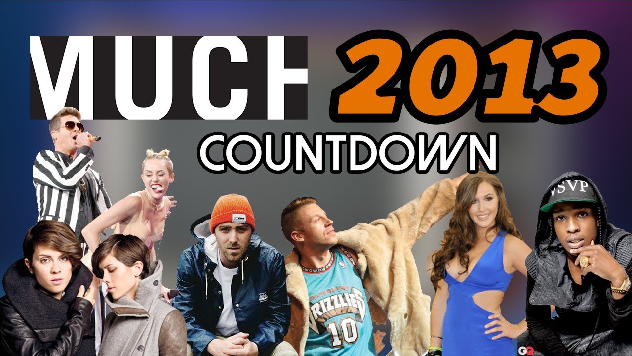 All the Songs from the 2013 MuchMusic Countdown