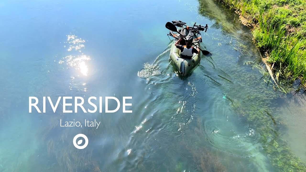 RIVERSIDE, Lazio Italy. Due giorni in bikerafting sul fiume Santa Susanna