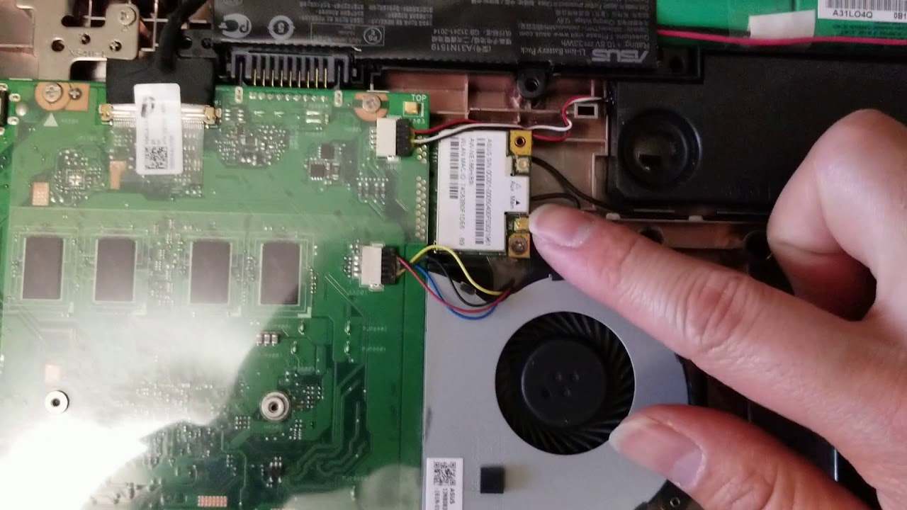 Asus Model X540S Disassembly SSD Upgrade
