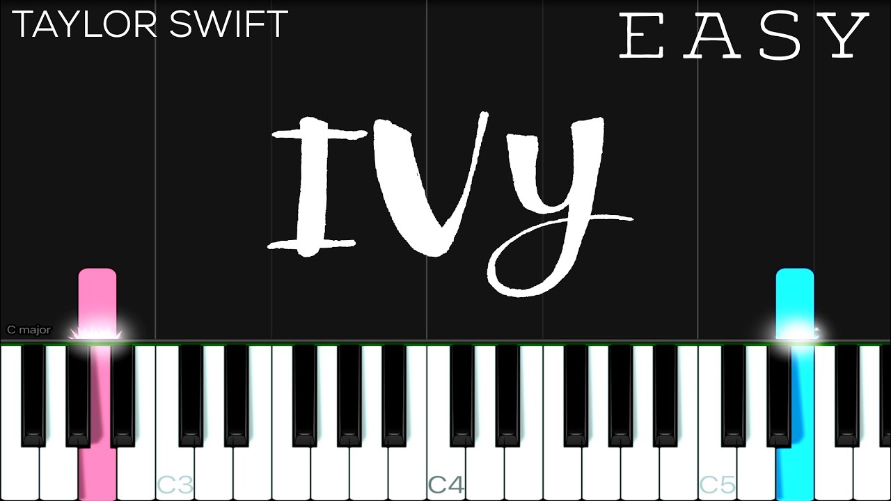 Taylor Swift - ivy | EASY Piano Tutorial