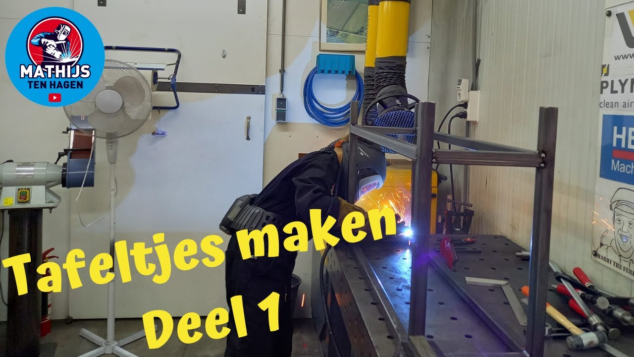 Tafeltjes lassen voor een bakkerij