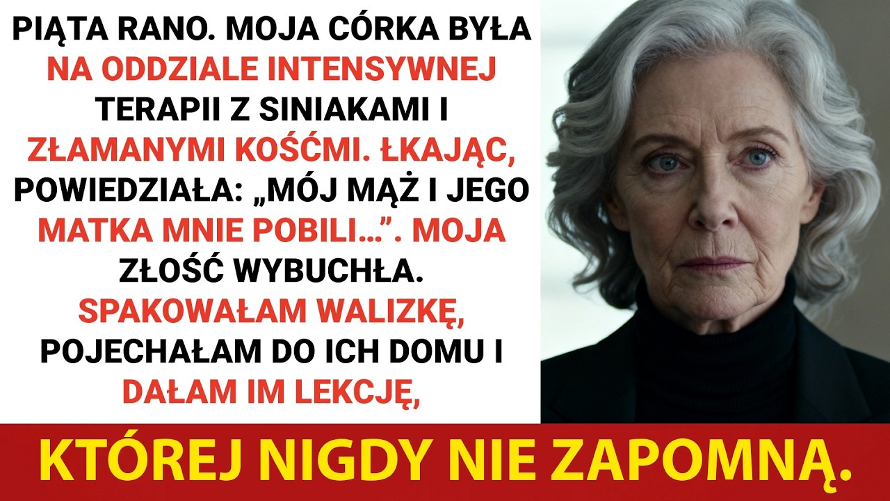 Moja córka była cała poturbowana, więc przyszedłem i zamieniłem życie jej męża w piekło.