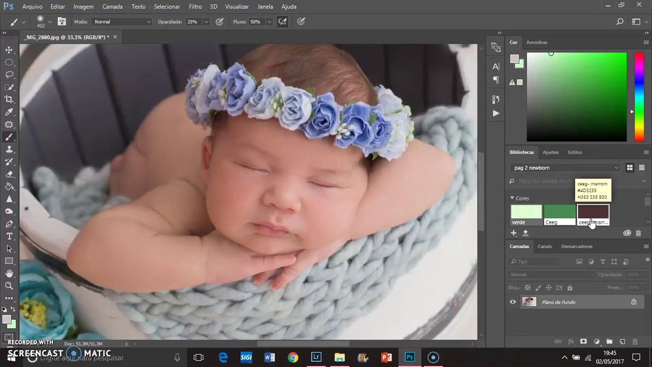 Edição de fotos newborn para iniciantes