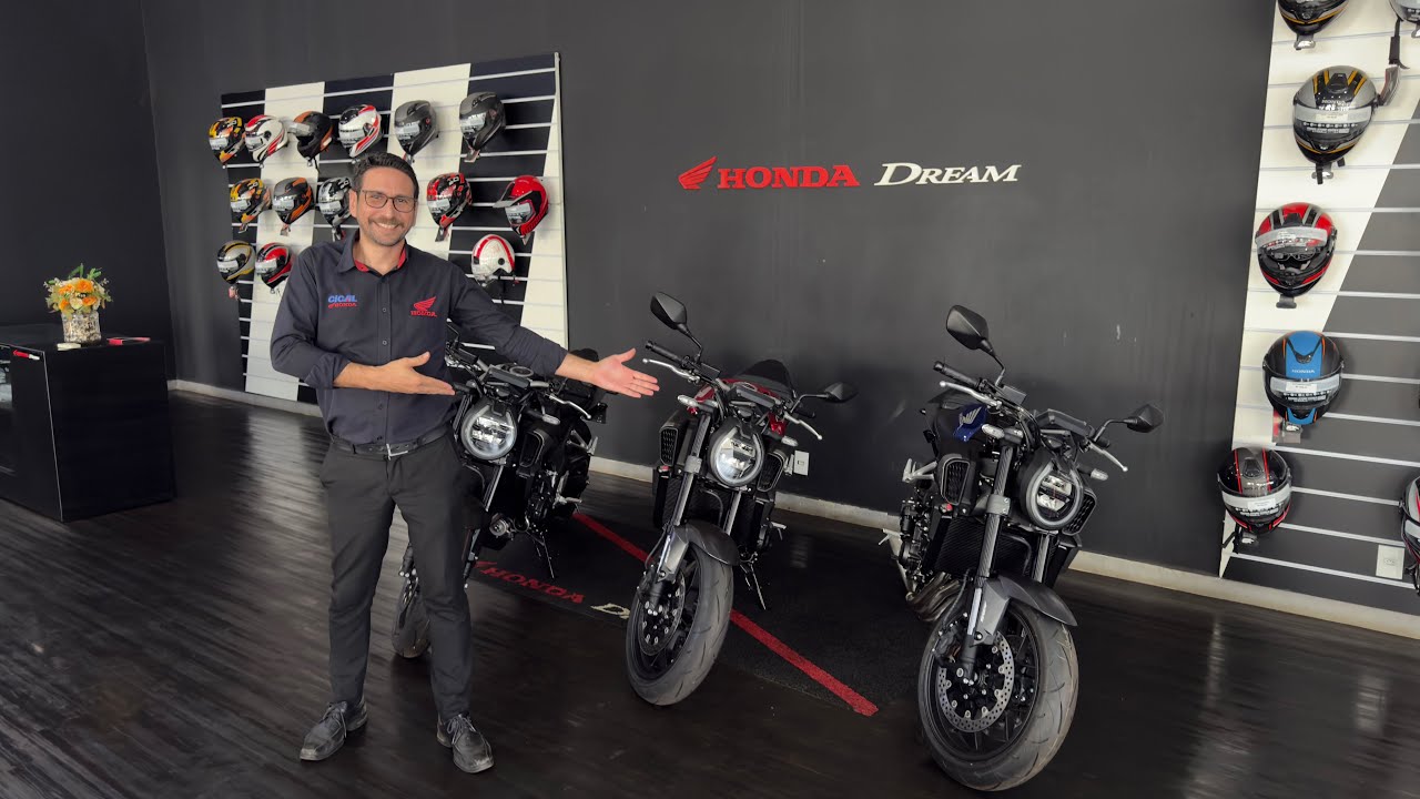 Todas as cores da Cb650R 2026