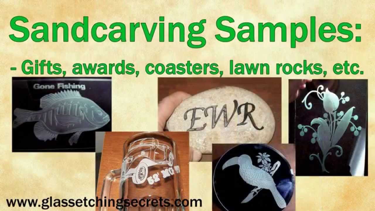 Sandcarving Equipment and Sandblasting Video