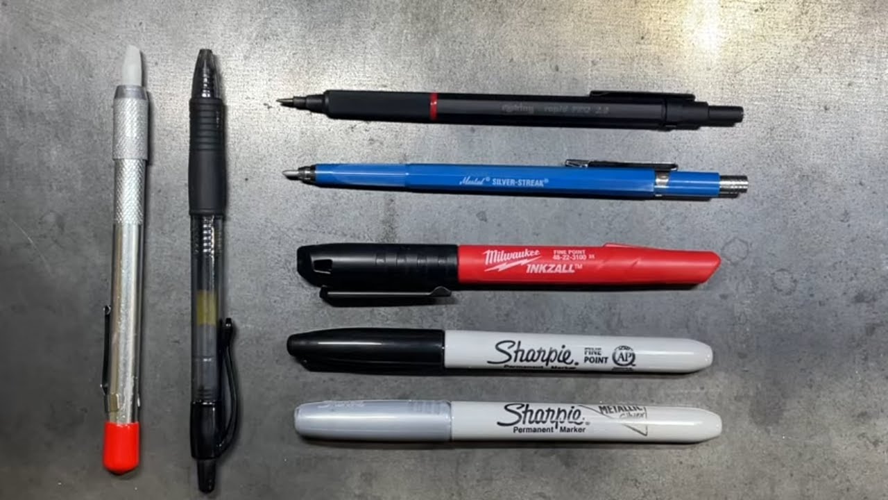 Metalworking Writing And Marking Tools