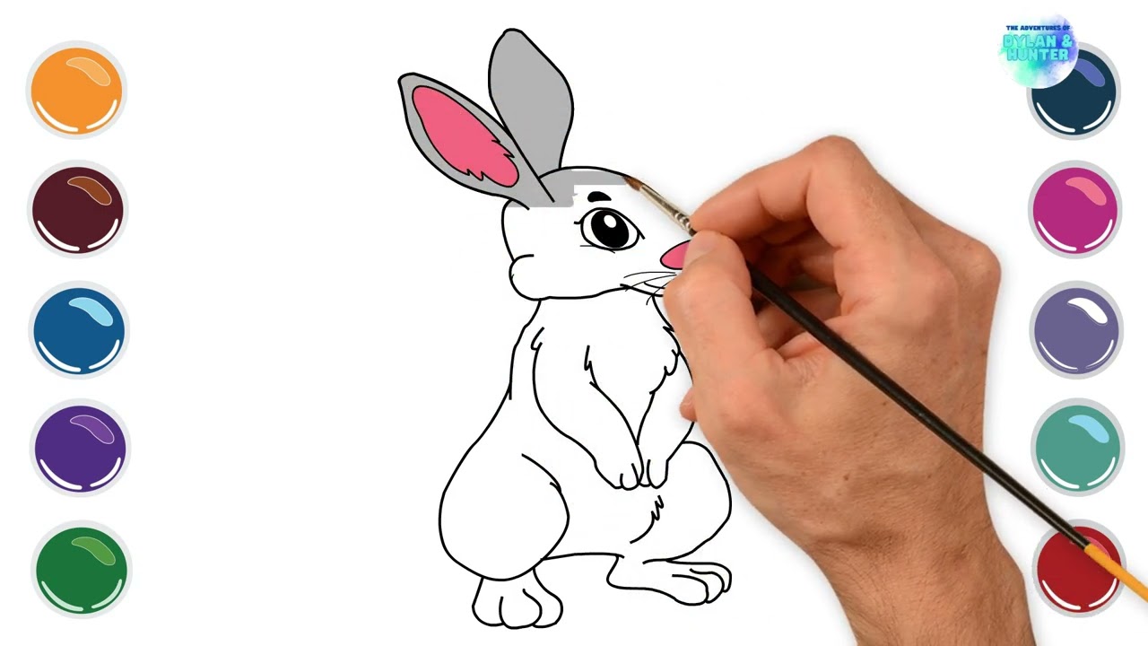 Let's Draw a Cute Bunny! #bunny #viral #daily #contentcreator #drawing #painting #praise #thankyou