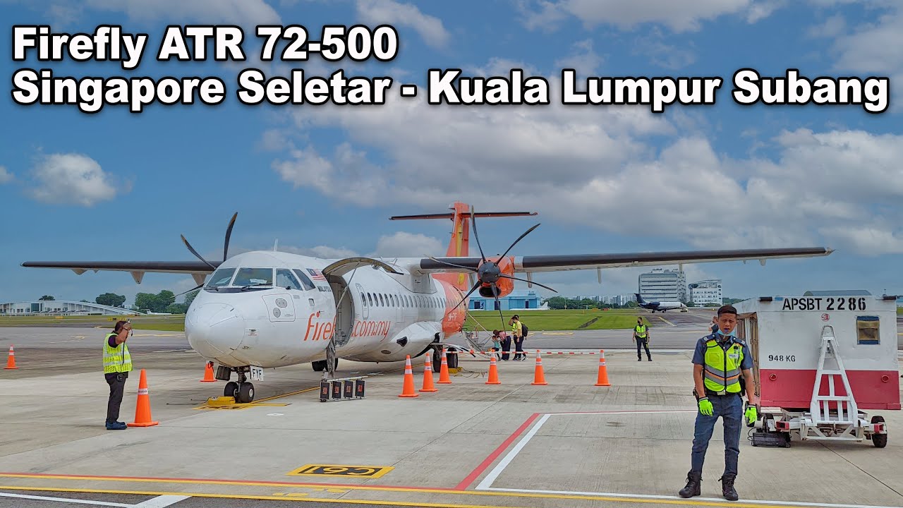 FireFly ATR72-500 Singapore Seletar to Kuala Lumpur Subang