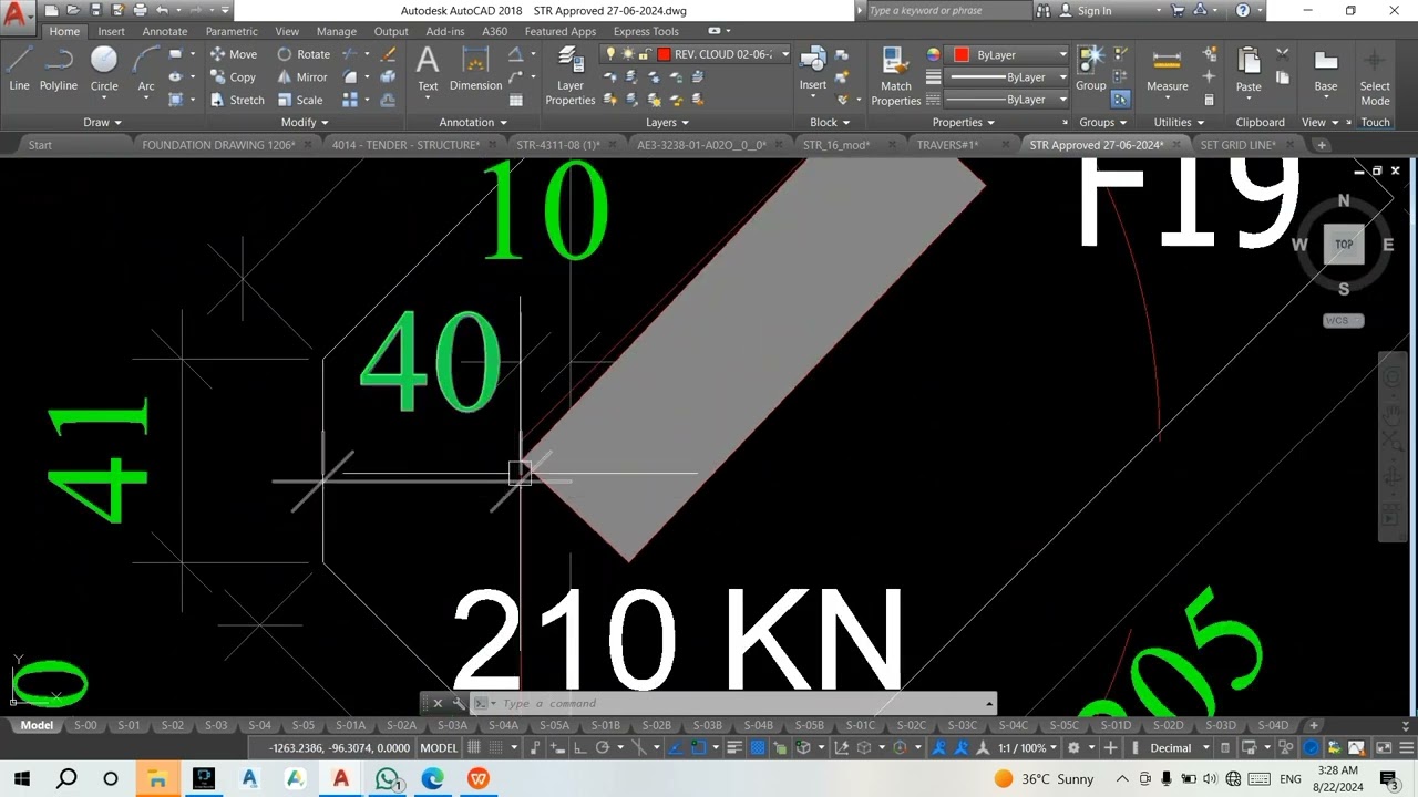 How to scale and align the  drawing  to it's real  coordinate part-1