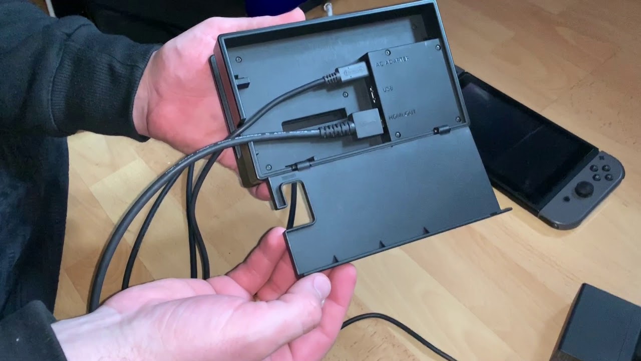 Nintendo Switch an Flachbild Fernseher (TFT) anschließen (HDMI) Anleitung
