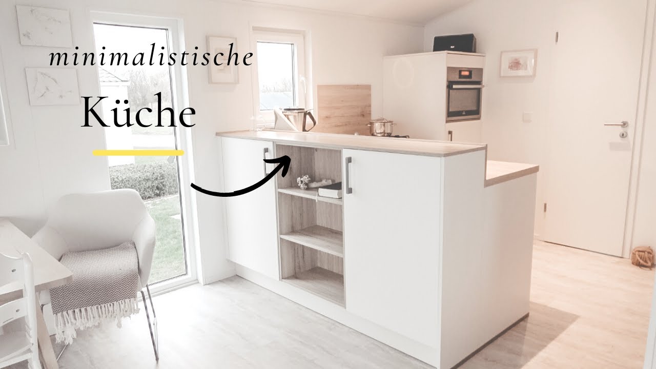 Minimalistische und kleine Küche I Küchen Roomtour I less waste und organisieren I saltypeanut