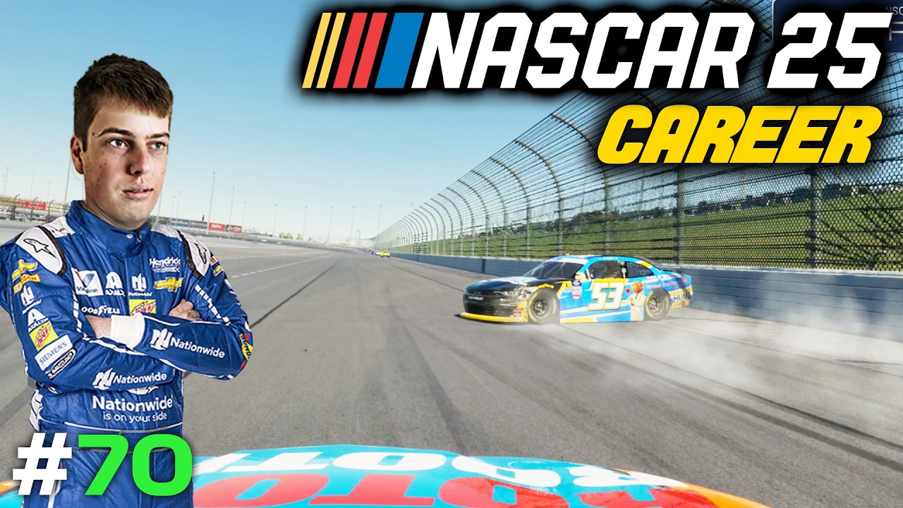 FUEL MILEAGE is EVERYTHING! 👀 NASCAR 25 Career | Part 70 Kansas
