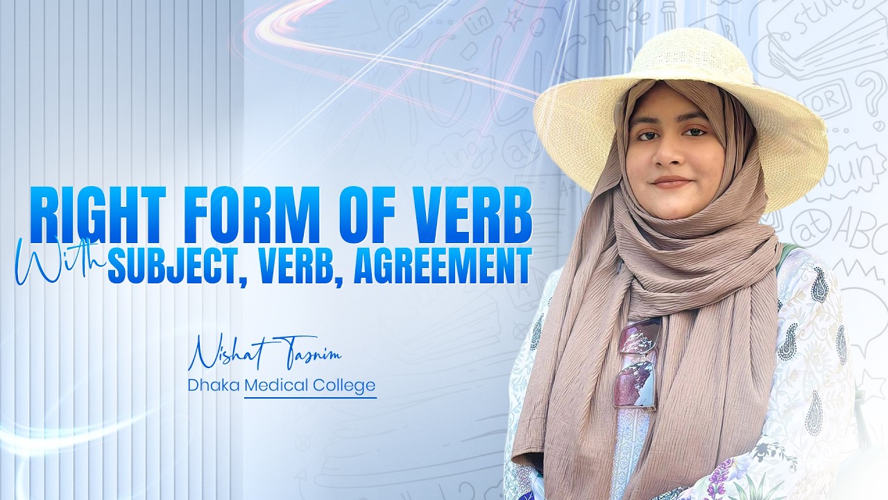 Right form of Verbs with Subject Verb Agreement । Medical Foundation Batch