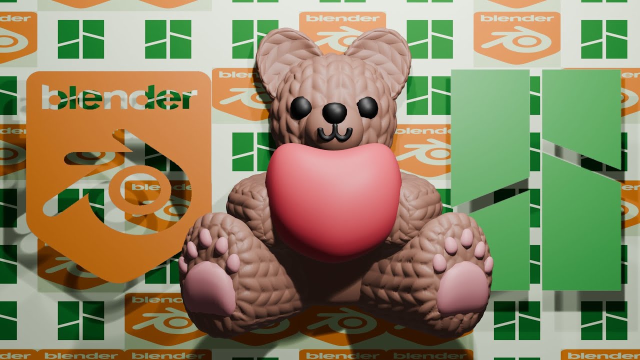 Knitted Bear Full Tutorial | Blender to Bambu Studio
