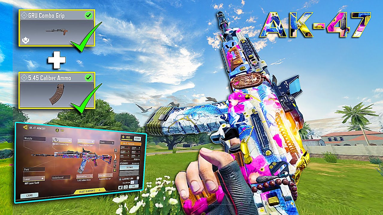 AK-47 is SO INSANE with 5.45 Caliber Ammo | INTENSE PLATFORM FIGHT | COD Mobile #ak47gunsmith