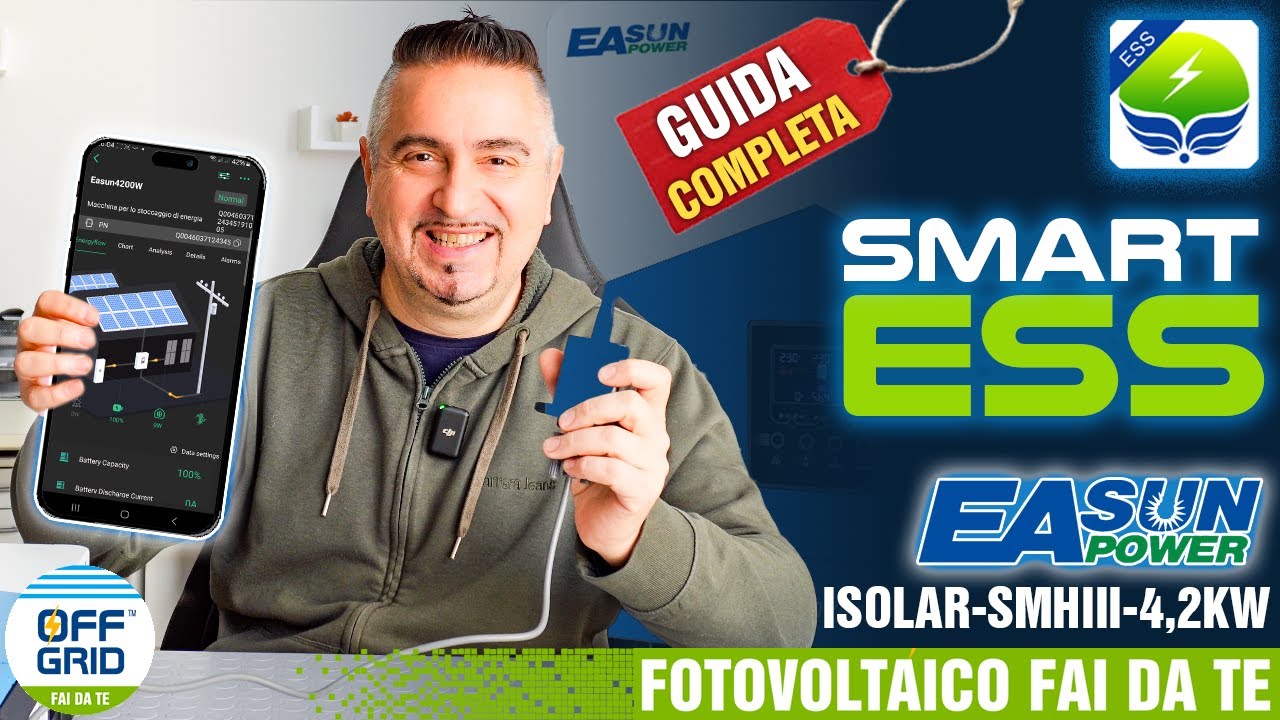 Guida Completa SmartESS App di Gestione Inverter EASUN 4200W WiFi 6200W PV 24V ISolar-SMHIII-4,2KW