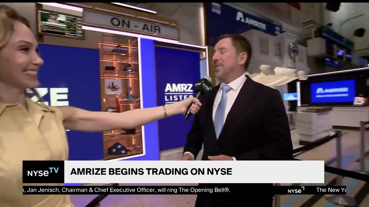 Jan Jenisch, Chairman + CEO of Amrize joins NYSE TV Live