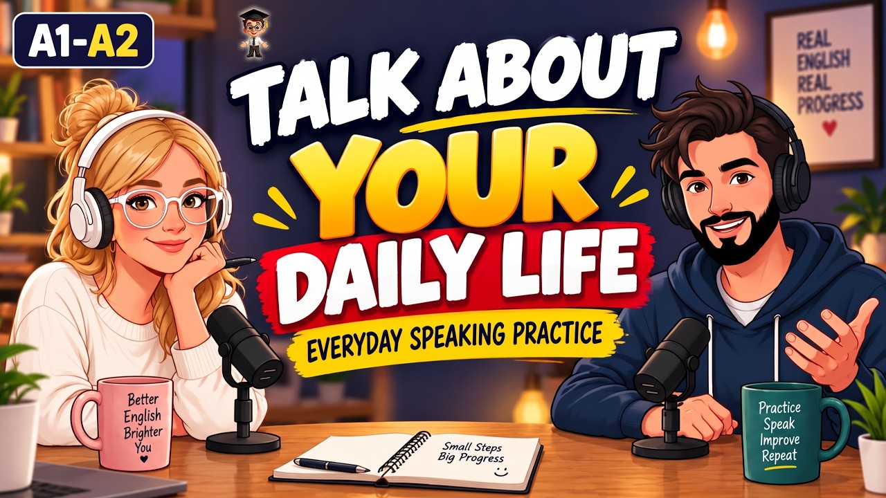 Talk About Your Daily Life in English | Everyday Speaking Practice | English Podcast for Beginners