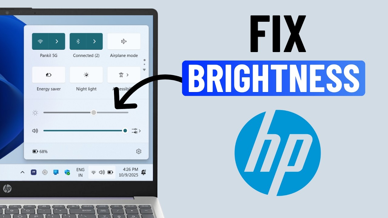 Fix HP Laptop Brightness Not Working in Windows 11