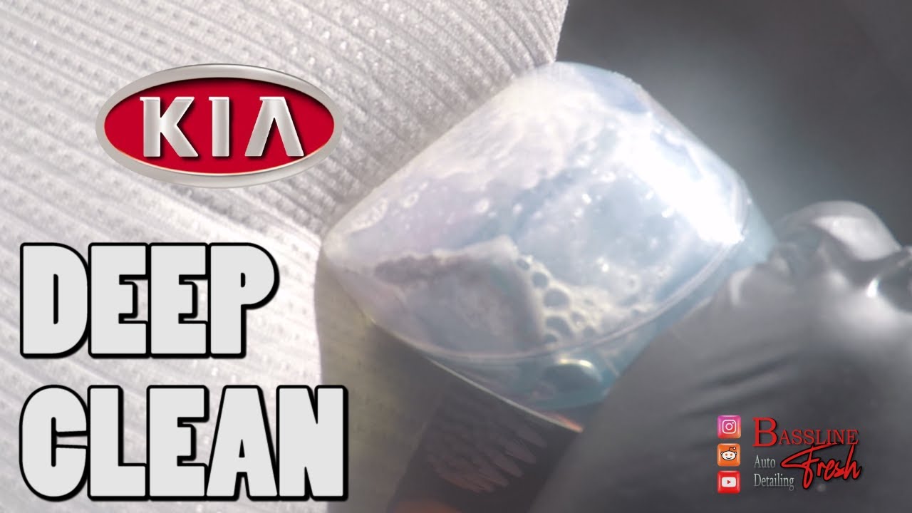 Kia Sedona Full Seat Shampoo and Stain Removal!