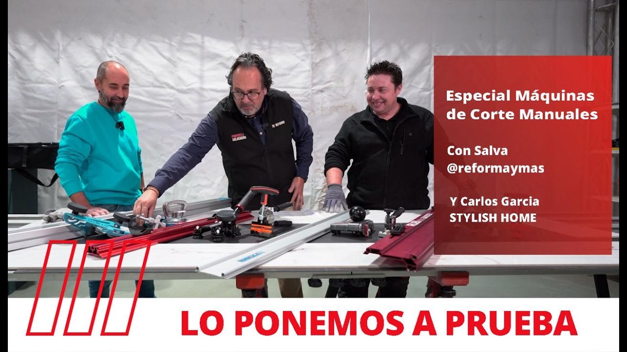 Especial Máquinas de Corte Manuales: Sigma, Rubi, Montolit, Tomecanic