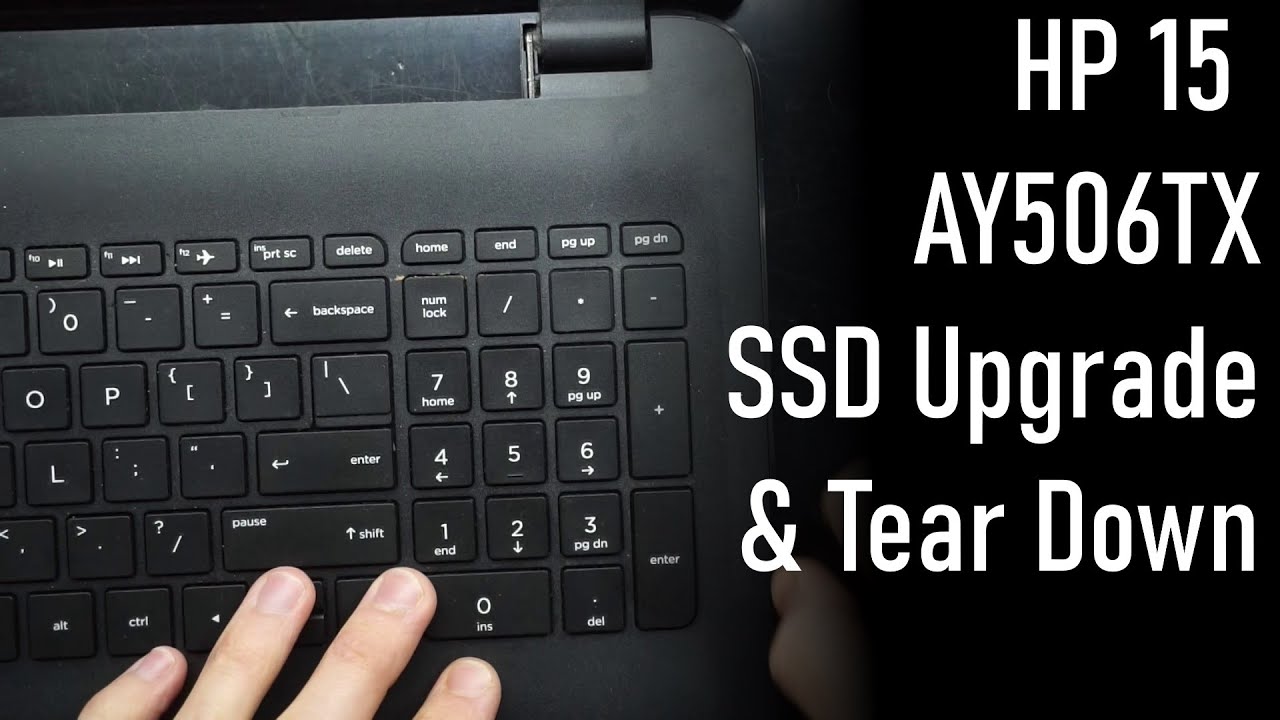 HP 250 G5 i7 Teardown and SSD Upgrade