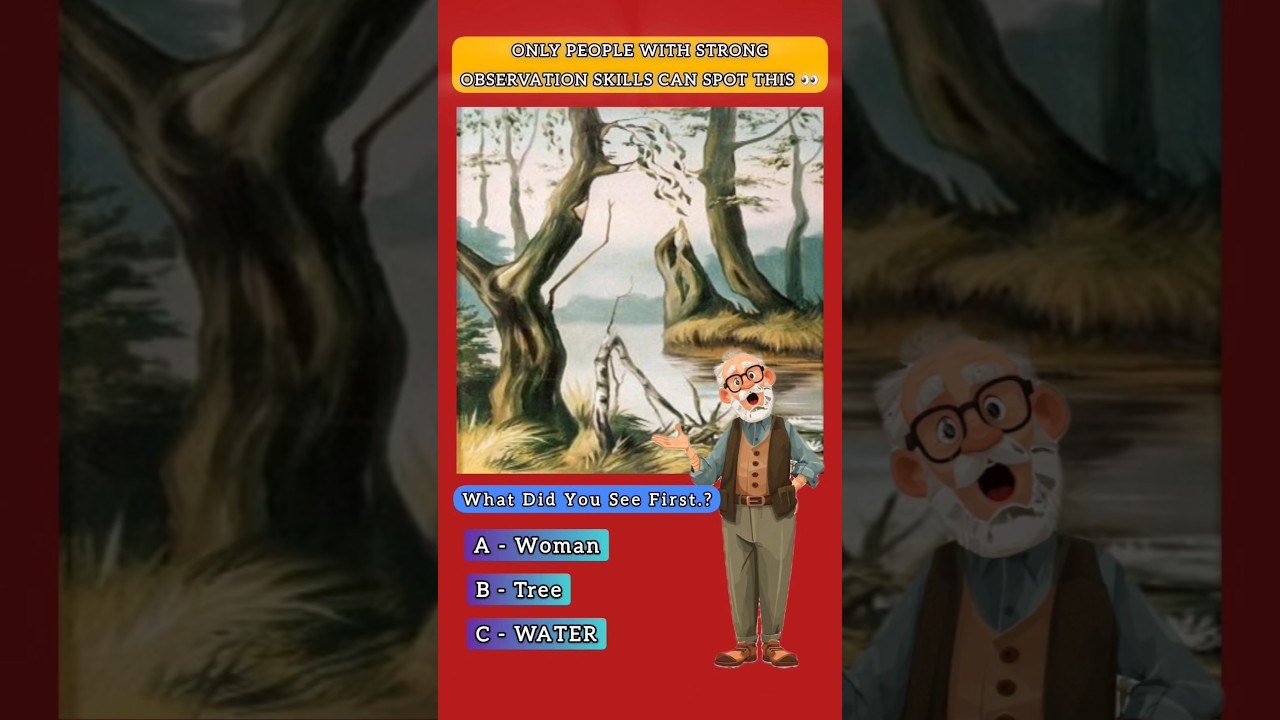 Only People with Strong Observation Skills can Spot picture! #shorts​ #eyetest #iqtest #gk​ #puzzle​