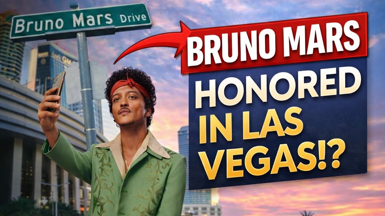 Bruno Mars Drive? Las Vegas Moves to Honor Bruno Mars in Major Strip Tribute