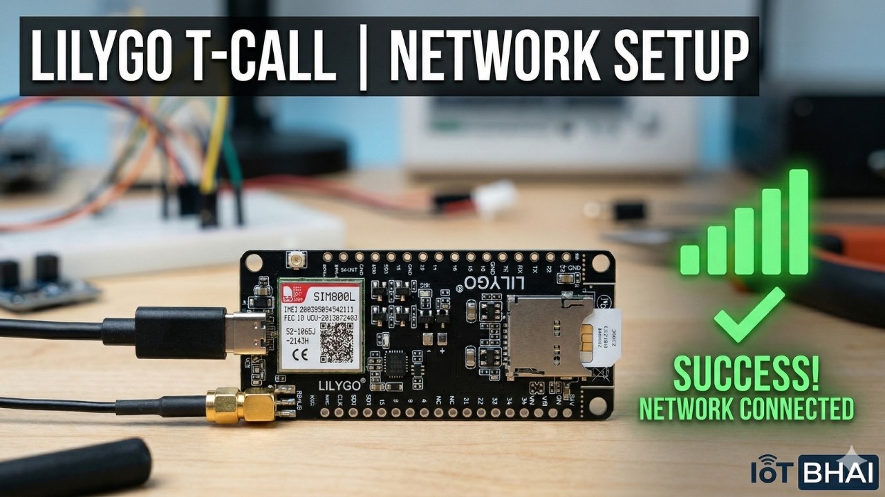 LilyGo T-Call SIM800L ESP32: руководство по началу работы и настройке сети.