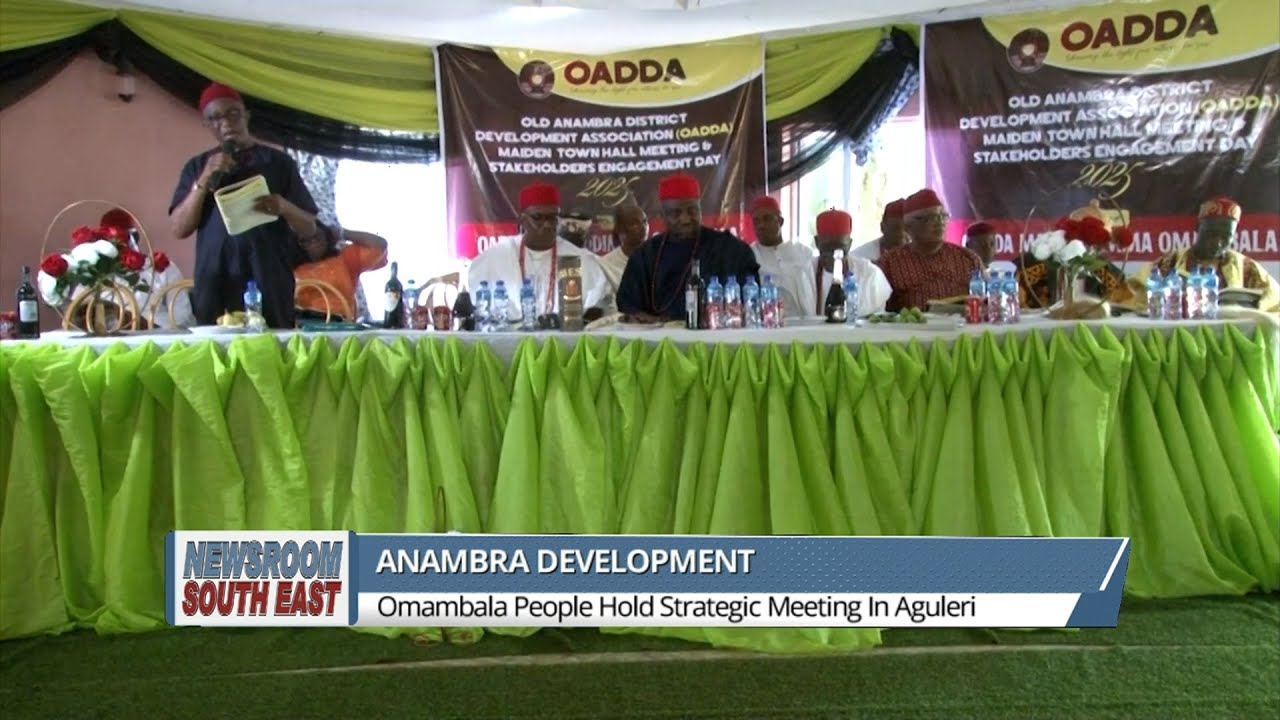 Omambala People Hold Strategic Meeting In Aguleri