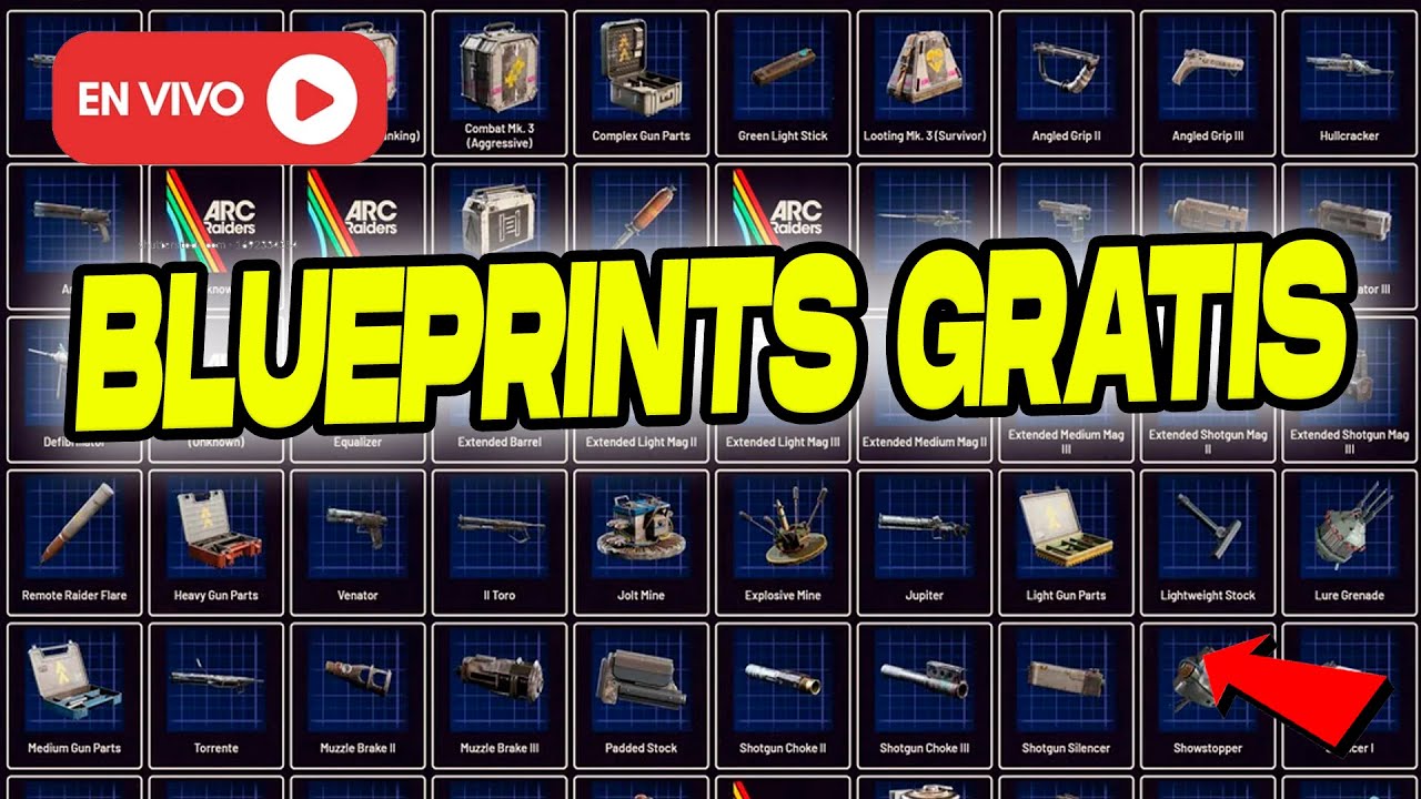 🔴 BLUEPRINTS GRATIS | EN VIVO ARC Raiders👀