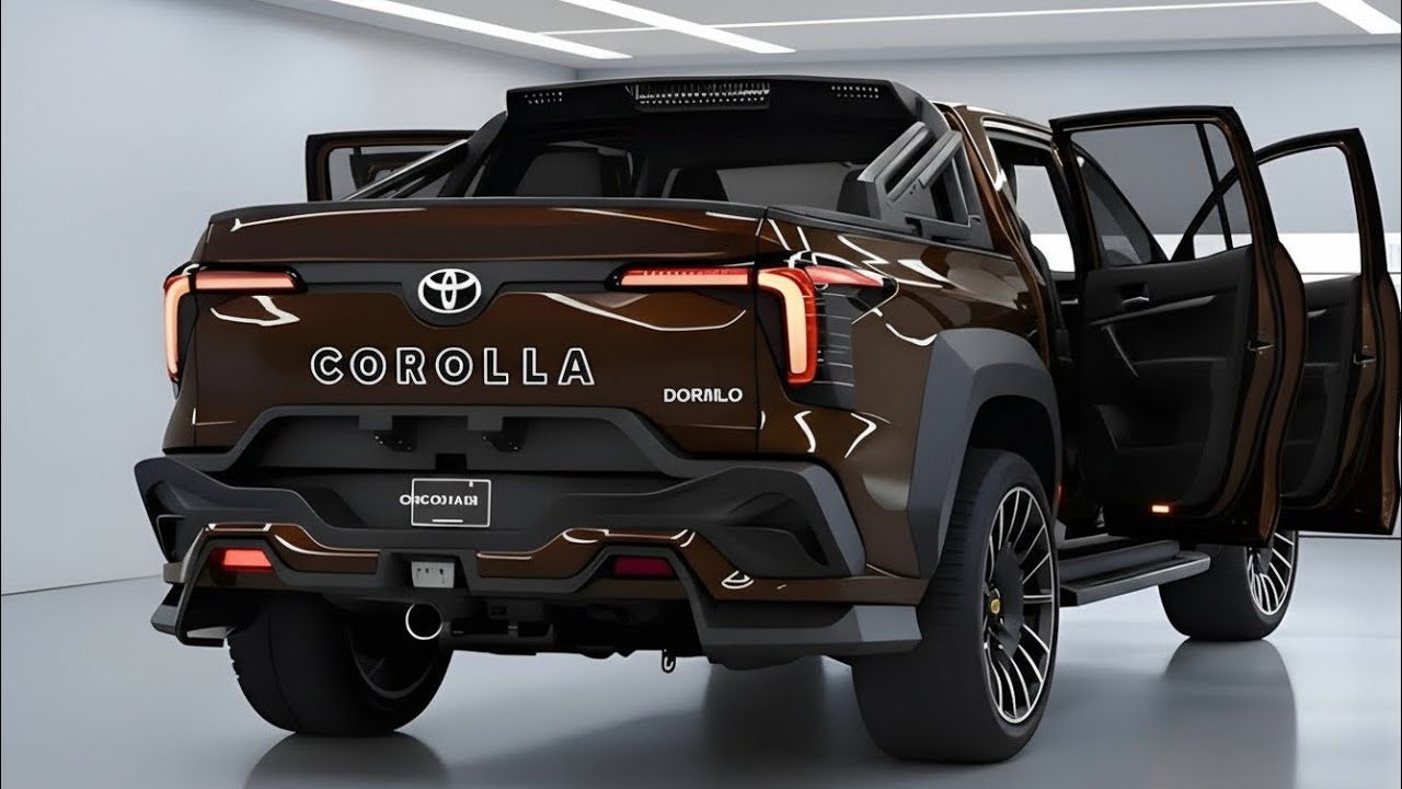 🚨 Toyota Corolla Pick-Up 2026 Revelada! Nova Picape da Toyota Surpreende em Tudo