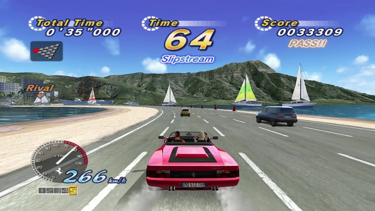 #Outrun2 SP HD 60p ferrari testarossa Passing Breeze #SEGA #game #racegame #racing #racinggames