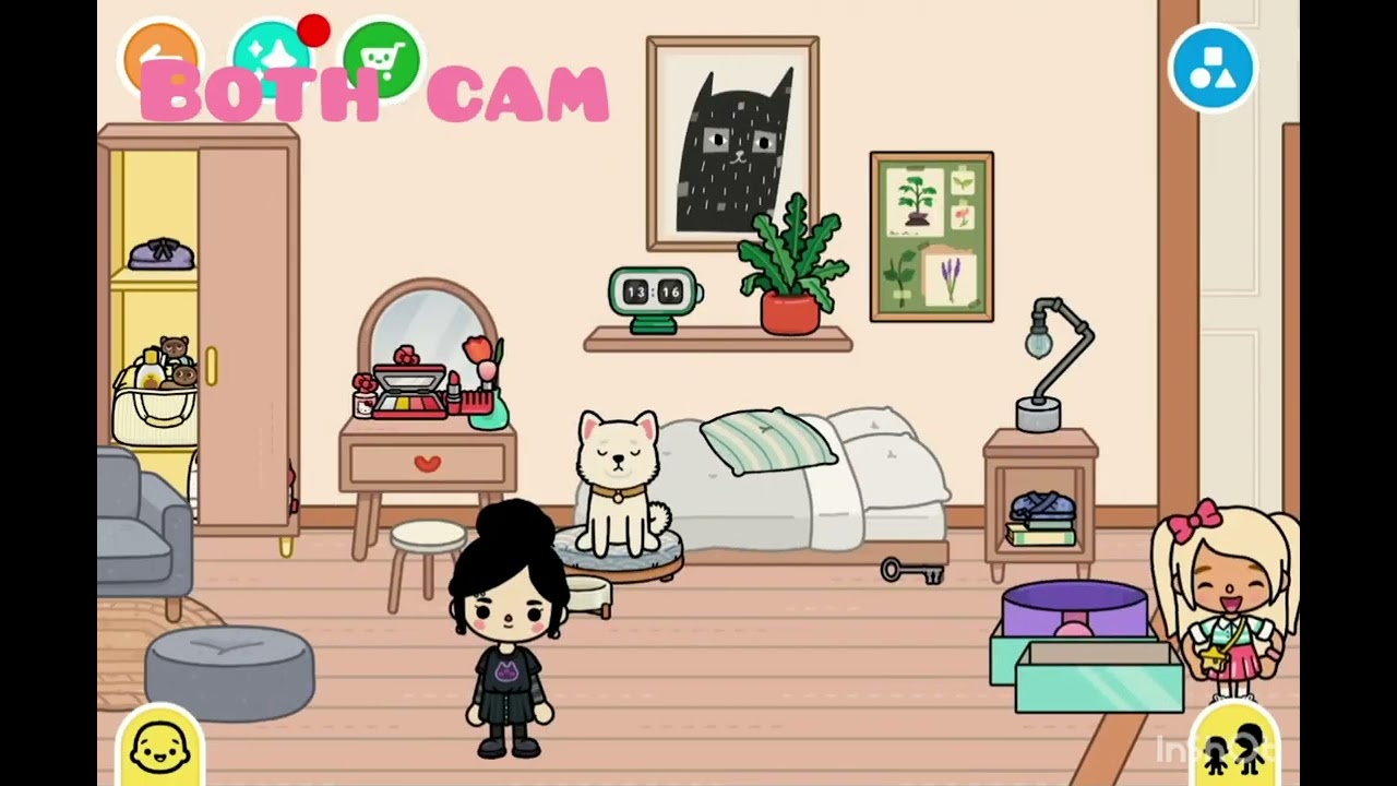 Playing toca boca me and my bff Sleepover *episode*