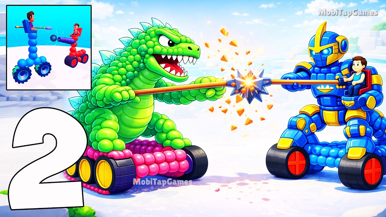Draw Joust – Epic Vehicle Battles & Strategy Gameplay Walkthrough Part 2 (iOS, Android)