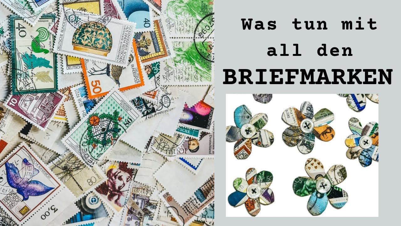 Hohl deine BRIEFMARKEN auf den Basteltisch