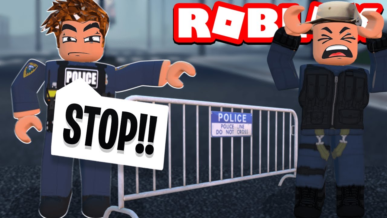 Я присоединился к дорожному отряду в полицейской академии Roblox.