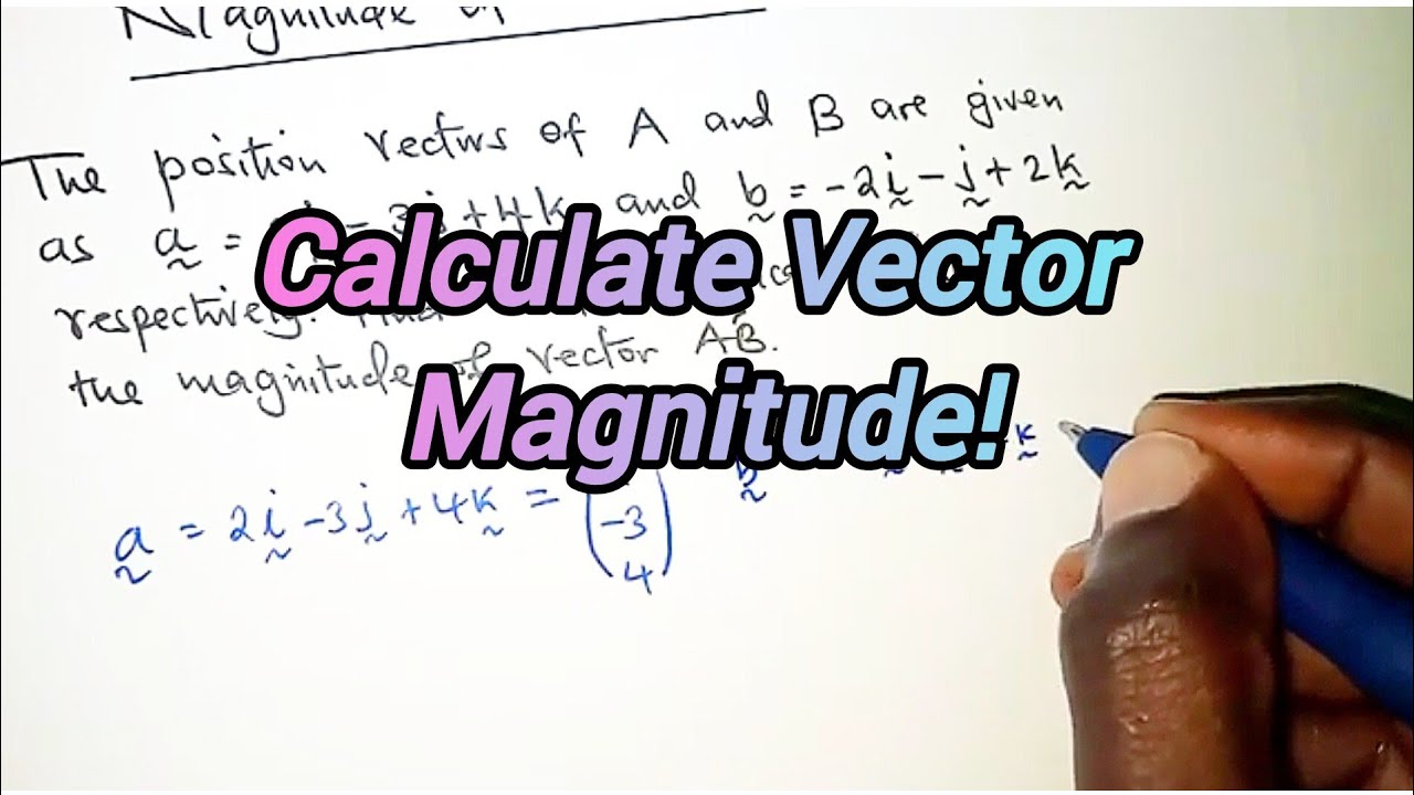 Master Vectors: Find Magnitude of Vector AB in 4 Easy Steps!