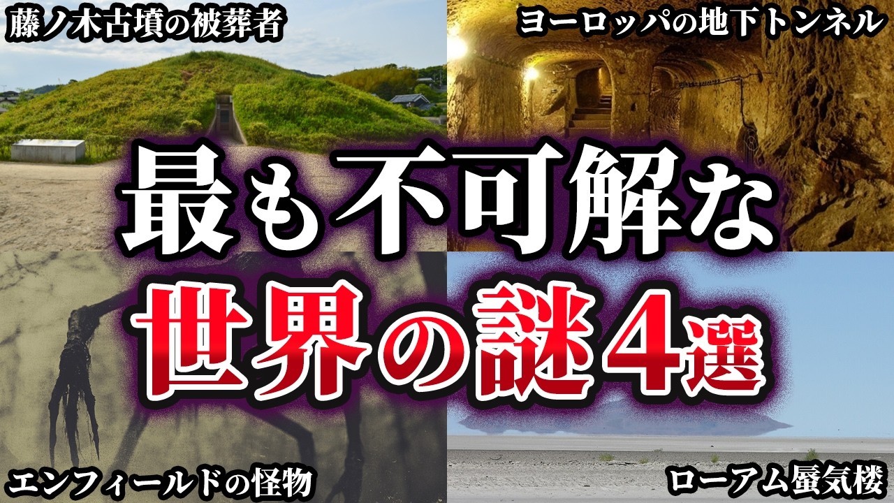 【ゆっくり解説】未だ解明されていない世界の謎4選