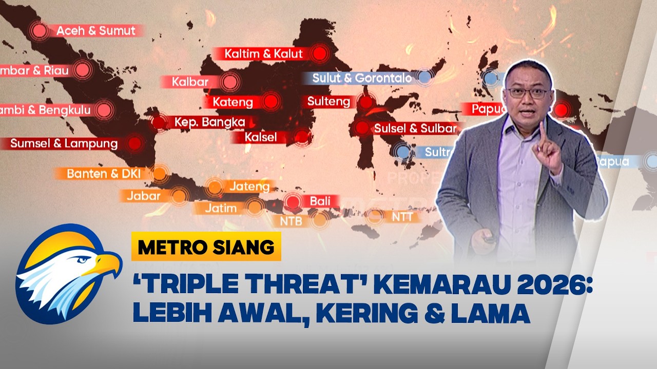 Kemarau Level Ekstrem 2026: Begini Tips Hadapi Panas & Kekeringan - [Metro Siang]