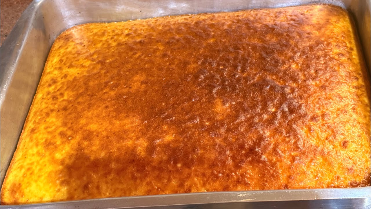 كيكة البرتقال الهشه بطعم زمان🍊