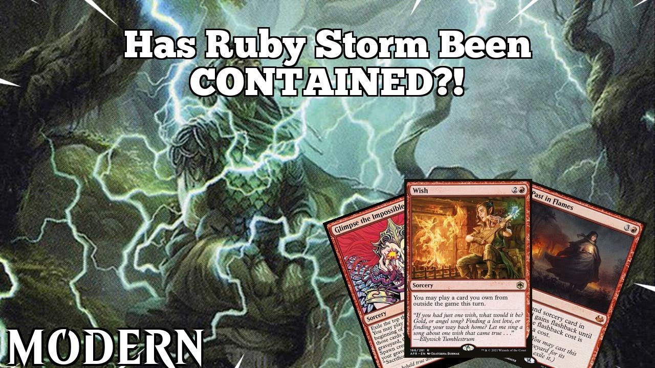🍾Has Ruby Storm Been CONTAINED?! | MH3 Ruby Storm | Modern Challenge | MTGO