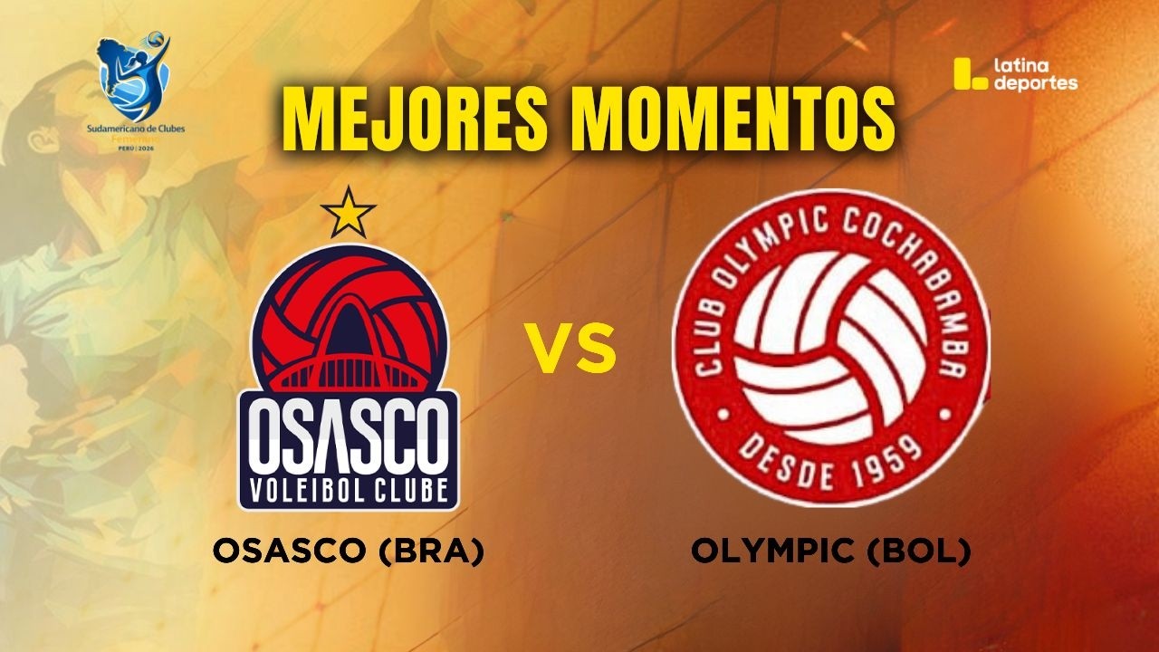 SUDAMERICANO DE VÓLEY - MEJORES MOMENTOS - FECHA 01 - Osasco (Brasil) vs Olympic (Bolivia)