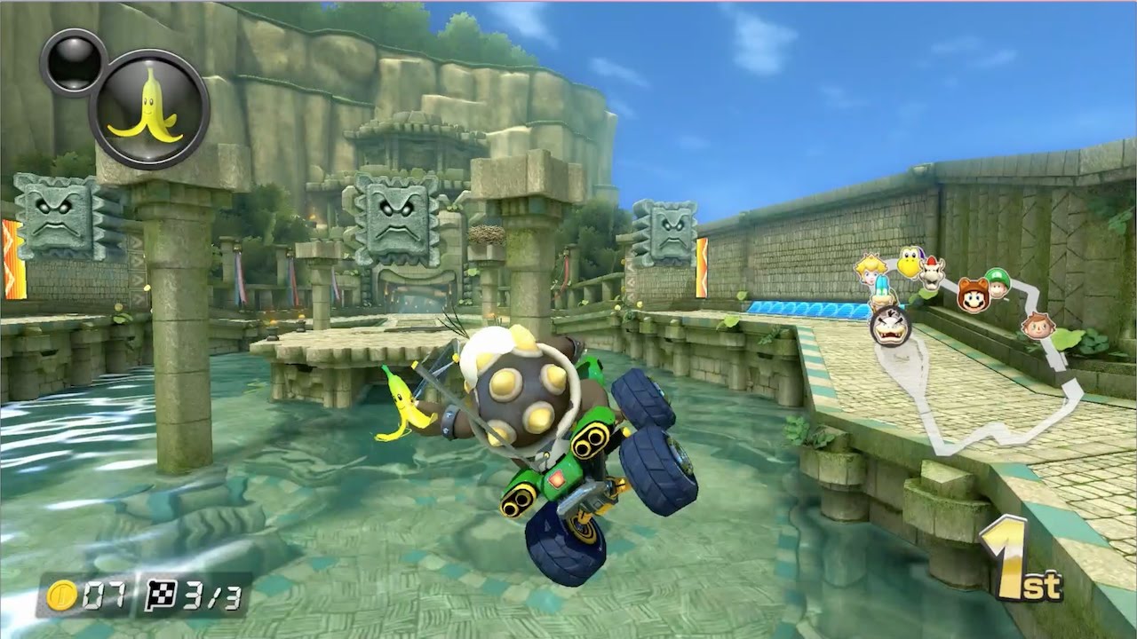 Mario Kart 8 Deluxe: Thowmp Ruins [1080 HD]