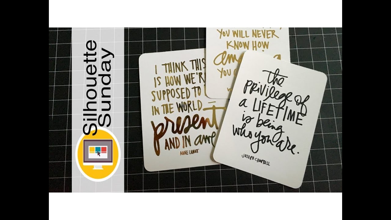 DIY Project Life Cards | Silhouette Sunday