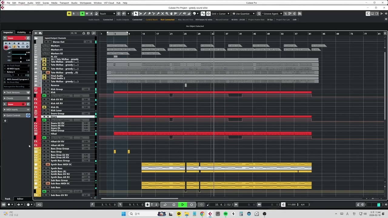 [MIDI sound alike] Tate McRae - greedy